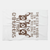 Die Littles Stimmen erhalten mehr Chihuahua Geschirrtuch (Horizontal)