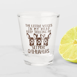 Die Littles Stimmen erhalten mehr Chihuahua Schnapsglas
