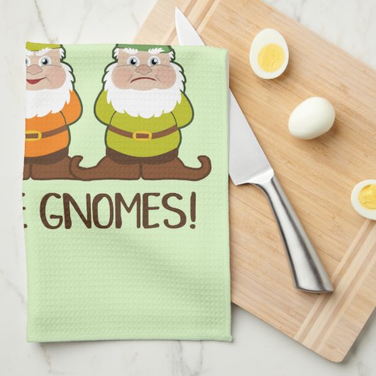 Die Littles Stimmen erhalten mehr Gnomes Geschirrtuch (Viertel Falte)