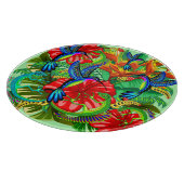 Die Lizard und der Hummingbird Schneidebrett (Ecke)