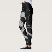 Die loch-Gruppe-Leggings im Schwarzen Leggings (Links)