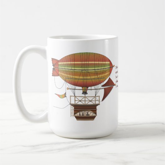 Die Locke Hackney Flugmaschine Kaffeetasse (Links)