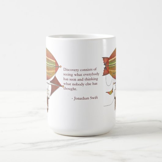 Die Locke Mietpferd Flugmaschine Kaffeetasse (Mittel)