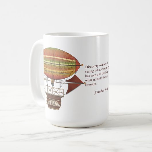 Die Locke Mietpferd Flugmaschine Kaffeetasse (Vorderseite Links)