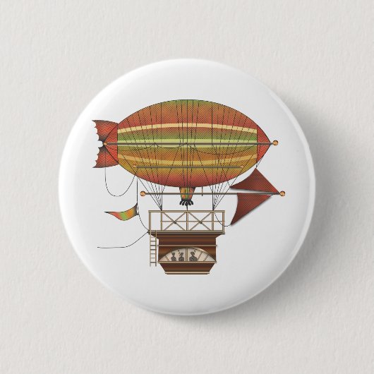 Die Locke Mietpferd Luftschiff-Flugmaschine Button (Vorderseite)
