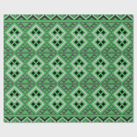 Die Lodge (grün) Geschenkpapier (Flach)