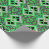 Die Lodge (grün) Geschenkpapier (Ecke)