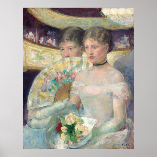 Die Loge - Mary Cassatt Fine Art Poster (Vorne)