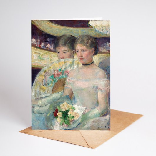 Die Loge | Mary Cassatt Karte