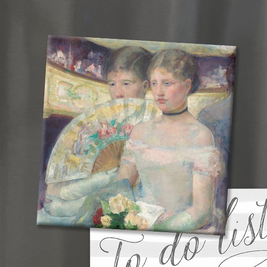 Die Loge | Mary Cassatt Magnet