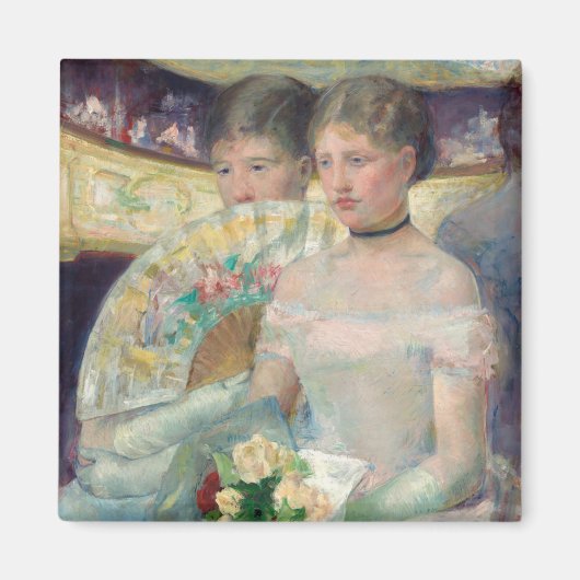 Die Loge | Mary Cassatt Magnet (Vorne)