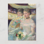 Die Loge | Mary Cassatt Postcard Postkarte (Vorderseite)