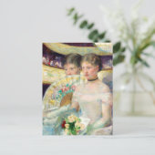 Die Loge von Mary Cassatt Postkarte (Stehend Vorderseite)