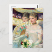 Die Loge von Mary Cassatt Postkarte (Vorne/Hinten)