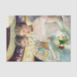 Die Loge von Mary Cassatt Seidenpapier