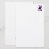 Die Lollipop & Candy Shop Stationery Briefpapier (Vorne/Hinten)