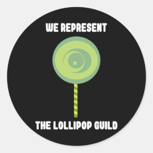 Die Lollipop-Gilde Runder Aufkleber