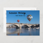 Die London Bridge, Lake Havasu, Az. Postkarte (Vorne/Hinten)