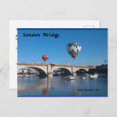 Die London Bridge, Lake Havasu, Az. Postkarte (Vorne/Hinten)