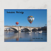Die London Bridge, Lake Havasu, Az. Postkarte (Vorderseite)