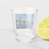 Die London Bridge, Lake Havasu, AZ. Schnapsglas (Rückseite)
