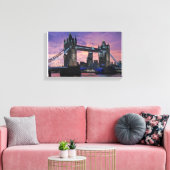 Die London Tower Bridge bei der nächtlichen Malere Leinwanddruck (Insitu (Wohnzimmer))