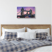 Die London Tower Bridge bei der nächtlichen Malere Leinwanddruck (Insitu (Schlafzimmer))