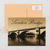 Die Londoner Brücke Postkarte (Vorne/Hinten)