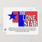 Die Lone Star Postkarte (Vorne/Hinten)