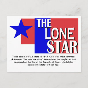 Die Lone Star Postkarte