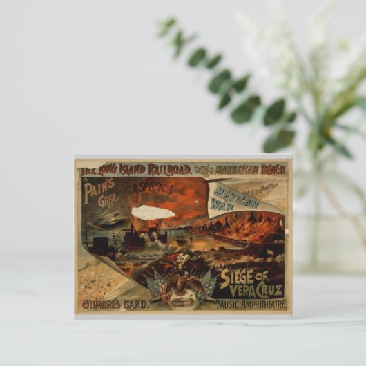 Die Long Island Railway Postkarte (Stehend Vorderseite)