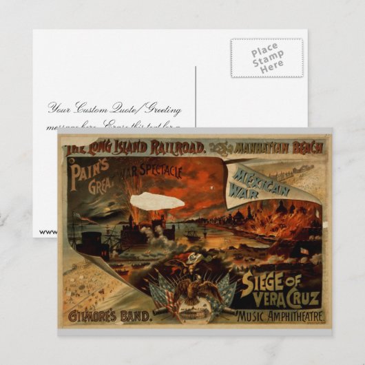 Die Long Island Railway Postkarte (Vorne/Hinten)