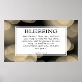 DIE LORD BLESS YOU number 6v24-26 Christlich Poster (Vorne)
