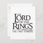 DIE LORD DER RINGS-Logo Postkarte (Vorne/Hinten)