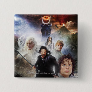 DIE LORD DER RINGS-Zeichenketten Button