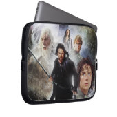 DIE LORD DER RINGS-Zeichenketten Laptopschutzhülle (Vorne Rechts)