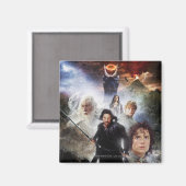 DIE LORD DER RINGS-Zeichenketten Magnet (Vorderseite/Rückseite)
