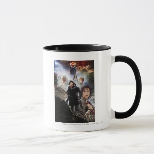 DIE LORD DER RINGS-Zeichenketten Tasse (Rechts)