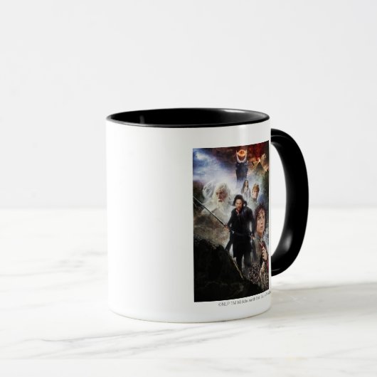 DIE LORD DER RINGS-Zeichenketten Tasse (VorderseiteRechts)