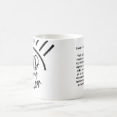 Die LORD ist meine Heilerbibel Verse mit schwarzem Kaffeetasse (Mittel)