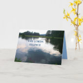 DIE LORD SILENCE-Karte Karte (Gelbe Blume)