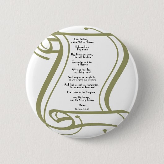 Die Lords Prayer Button (Vorderseite)