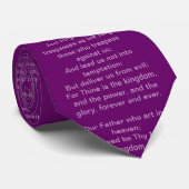 Die Lords Prayer - lila Krawatte (Gerollt)