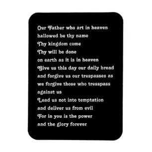Die Lords Prayer Magnet