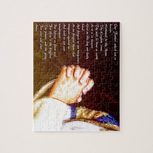 Die Lords Praying Hands Puzzle (Vertikal)