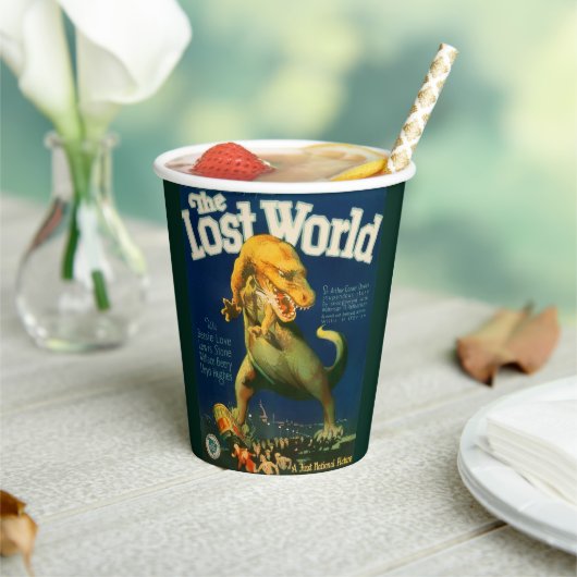 Die Lost World Papierschaale Pappbecher (In Situ)