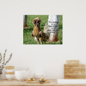 Die Lösung für einen schlechten Spaß Poster (Küche)