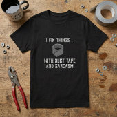 Die Lösung von Lebensproblemen - Funny Handyman T-Shirt