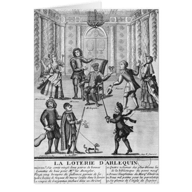 Die Lotterie des Harlekins (Vorne)