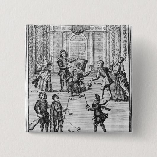 Die Lotterie des Harlekins Button (Vorderseite)